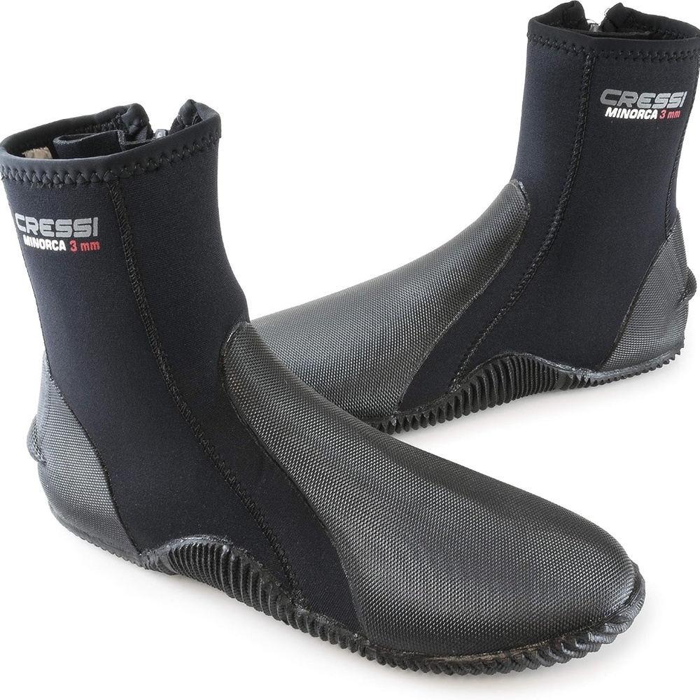 Cressi Neoprene Adult Anti-Slip Boots for Water Sports